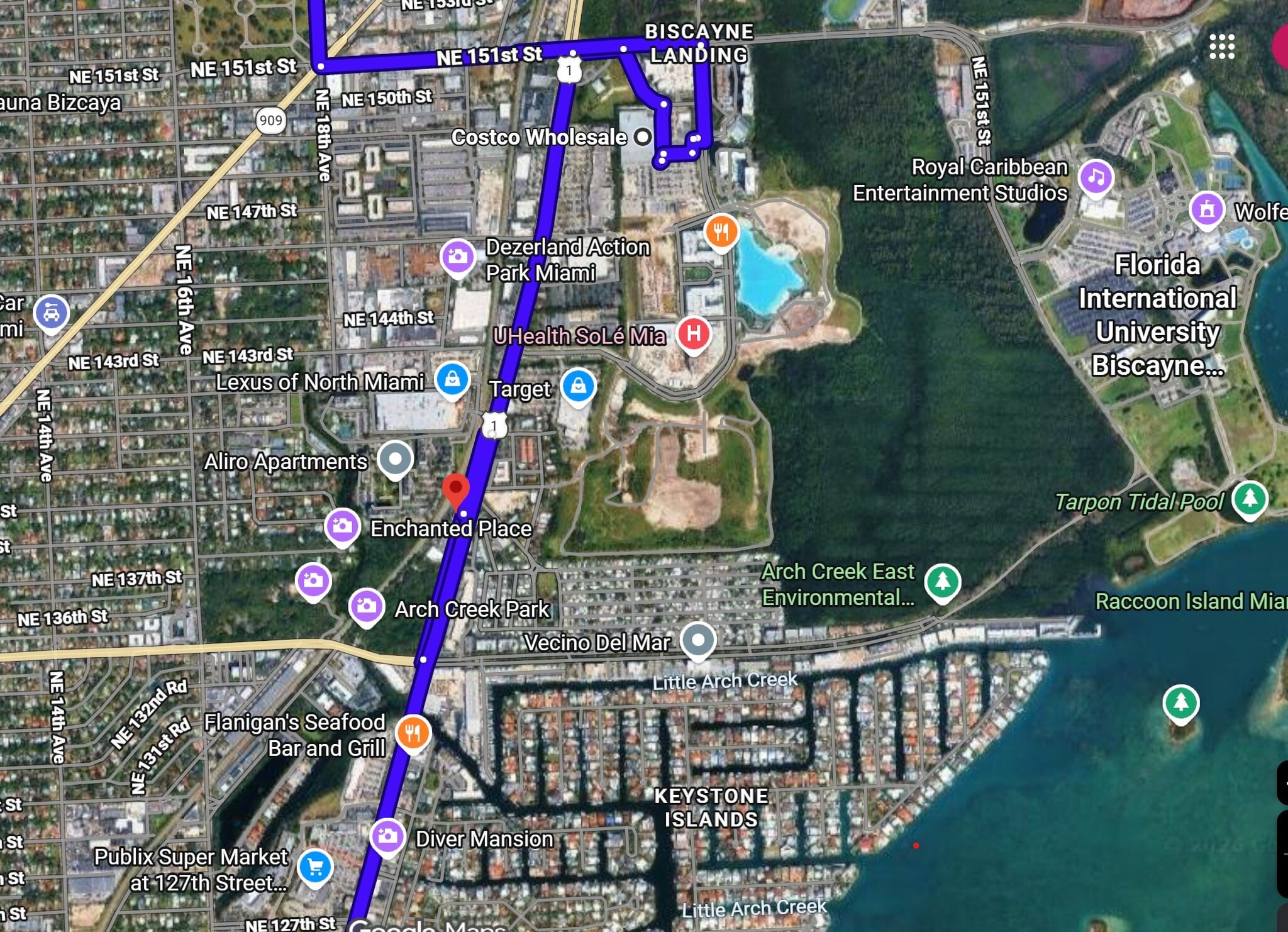 13750 Biscayne Blvd, North Miami Beach, FL à louer Carte– Image 1 sur 1