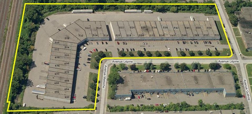 509-549 Av Lépine, Dorval, QC à louer - Aérien – Image 2 sur 7