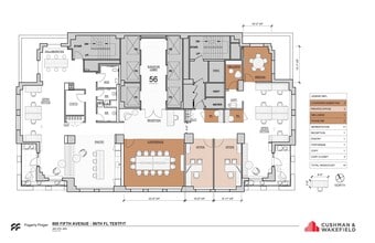 500 Fifth Ave, New York, NY à louer Plan d’étage– Image 1 sur 9