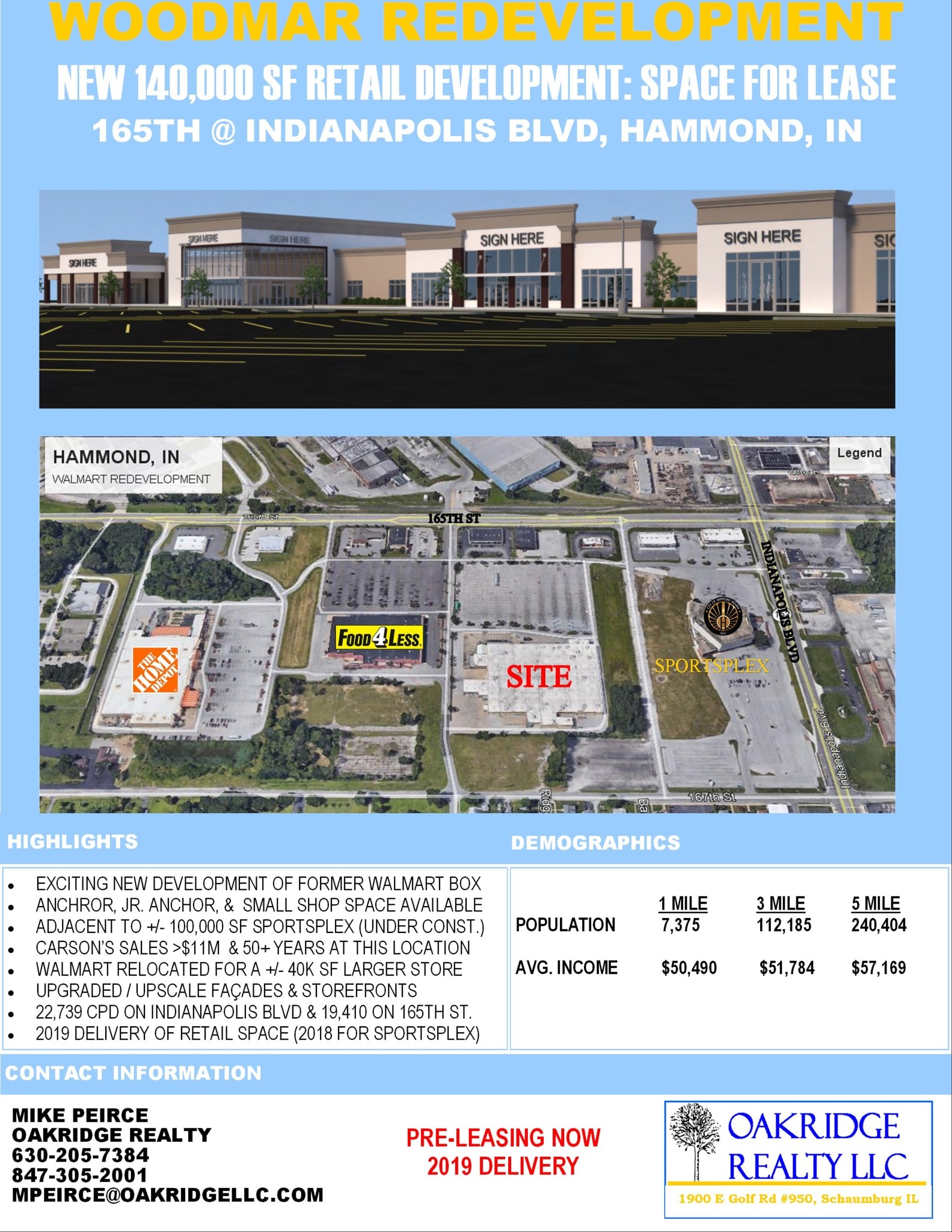 165th Street & Indianapolis Blvd, Hammond, IN à louer Autre– Image 1 sur 1