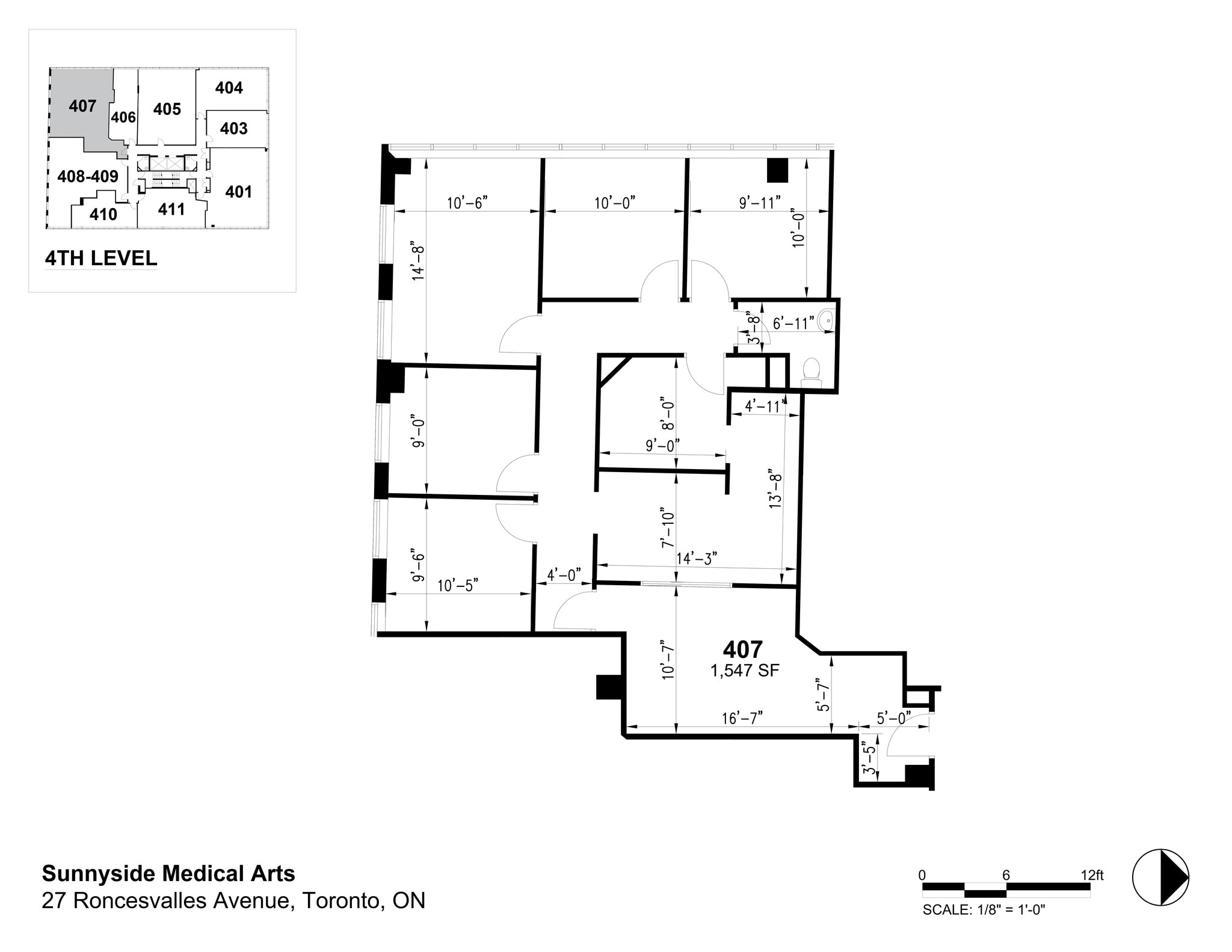 27 Roncesvalles Ave, Toronto, ON à louer Plan de site– Image 1 sur 1