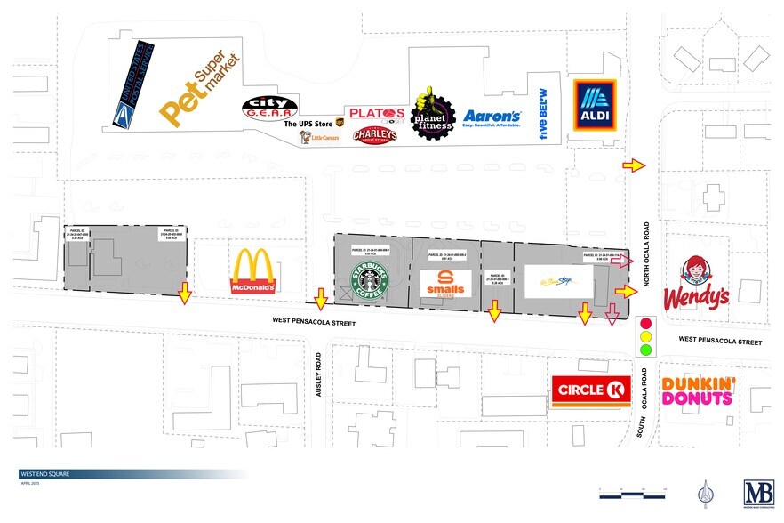2112 W Pensacola St, Tallahassee, FL à louer - Plan de site – Image 1 sur 12