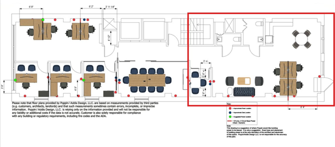 30 E 23rd St, New York, NY à louer Plan d’étage– Image 1 sur 5