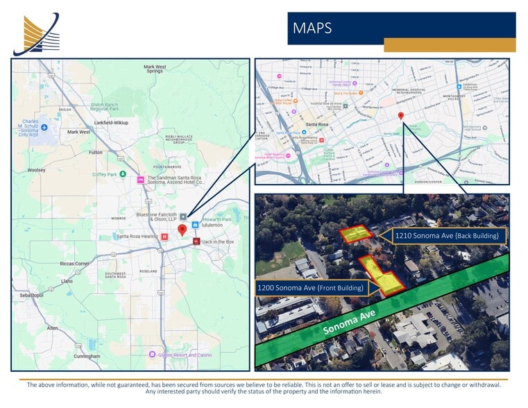 1200 & 1210 SONOMA AVE portefeuille de 2 biens à vendre sur LoopNet.fr - Photo de l’immeuble – Image 3 sur 20