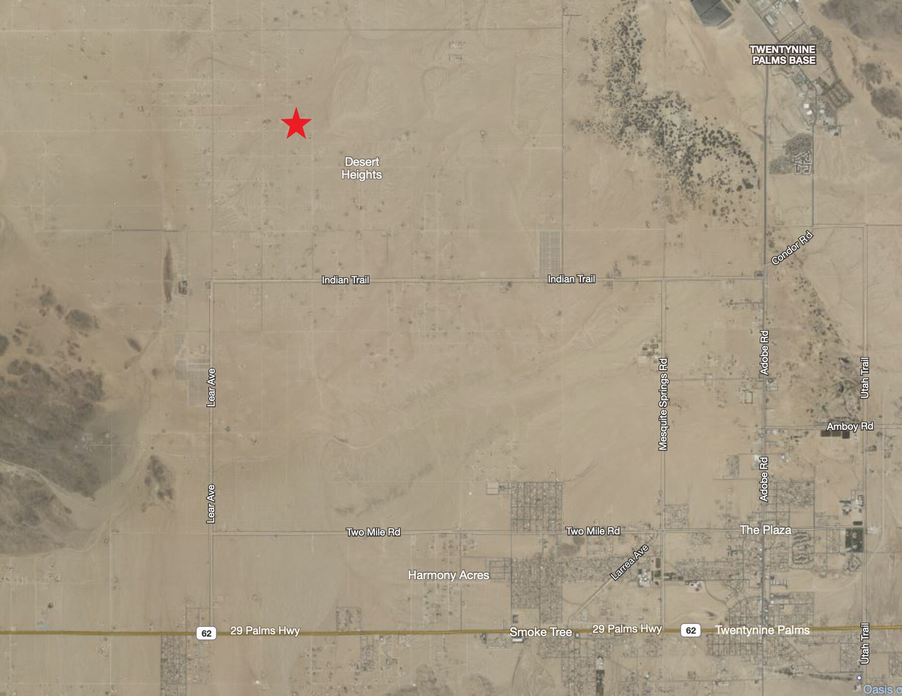 Old Chisholm Trail, Twentynine Palms, CA à vendre Aérien– Image 1 sur 3