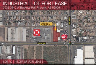 Plus de détails pour 3540 W Buckeye Ave, Phoenix, AZ - Terrain à louer