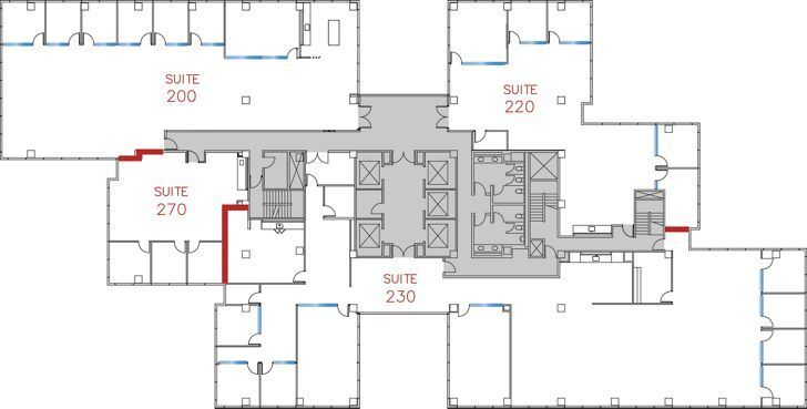 3131 Camino del Rio N, San Diego, CA à louer Plan d’étage– Image 1 sur 1