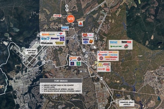 1576 N Bragg Blvd, Spring Lake, NC - VUE AÉRIENNE vue de carte - Image1