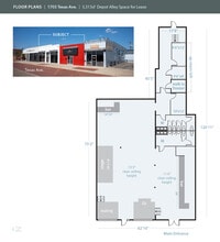 1701-1717 Texas Ave, Lubbock, TX à louer Plan d’étage– Image 1 sur 1