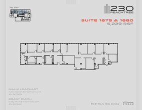 230 Peachtree St NW, Atlanta, GA à louer Plan d’étage– Image 1 sur 1