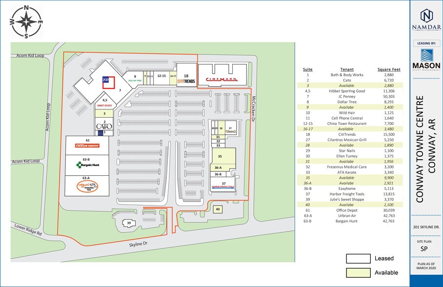 201 Skyline Dr, Conway, AR à louer - Photo de l’immeuble – Image 3 sur 7