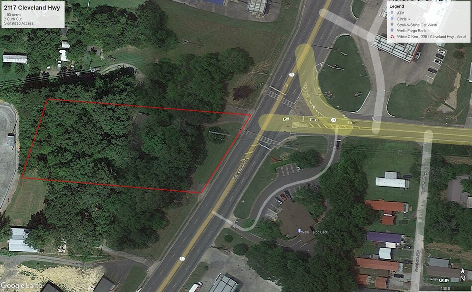 2117 Cleveland, Dalton, GA à vendre - Aérien – Image 2 sur 12
