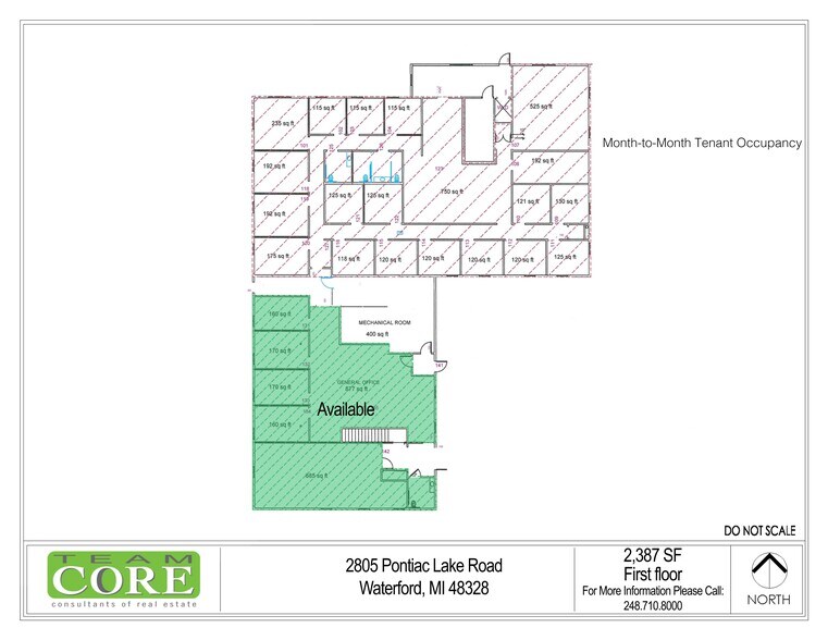 2805 Pontiac Lake Rd, Waterford, MI à vendre - Plan de site – Image 3 sur 4