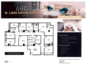 680 N Lake Shore Dr, Chicago, IL à louer Plan d’étage– Image 1 sur 11