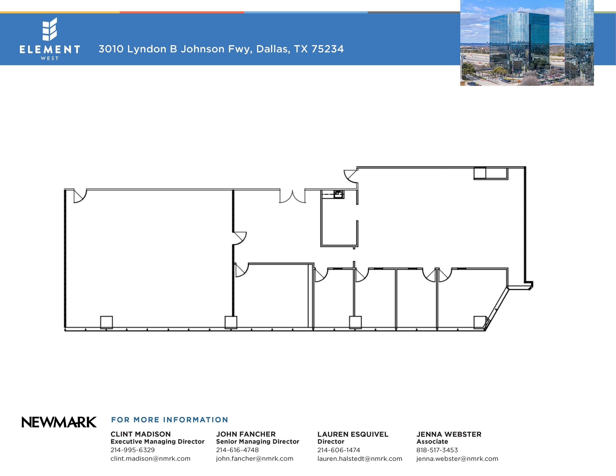 3010 Lyndon B Johnson Fwy, Dallas, TX à louer Plan d’étage– Image 1 sur 1