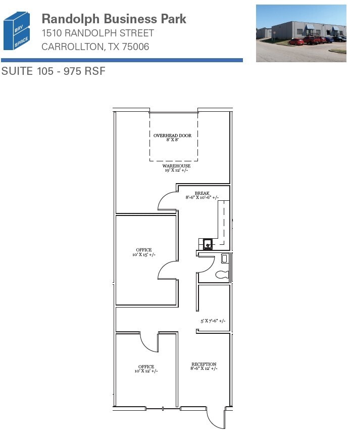 1510 Randolph St, Carrollton, TX à louer Plan d’étage– Image 1 sur 1