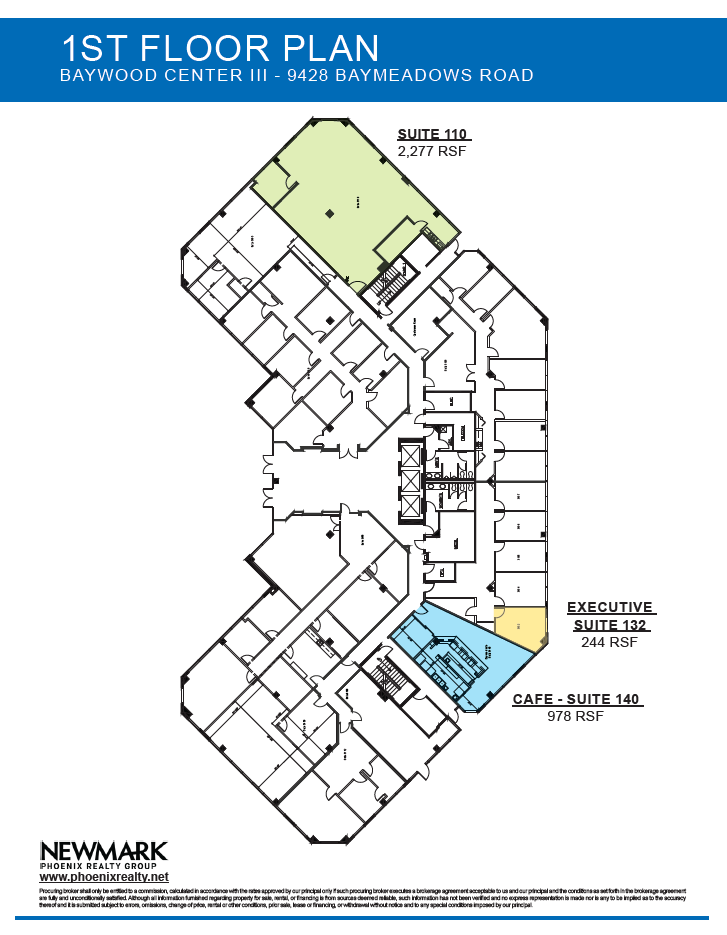 9428 Baymeadows Rd, Jacksonville, FL à louer Plan d’étage– Image 1 sur 1
