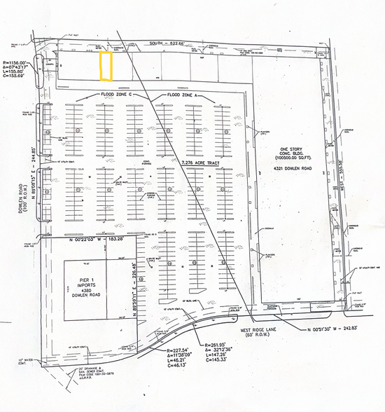4402 Dowlen Rd, Beaumont, TX à louer - Plan cadastral – Image 1 sur 1