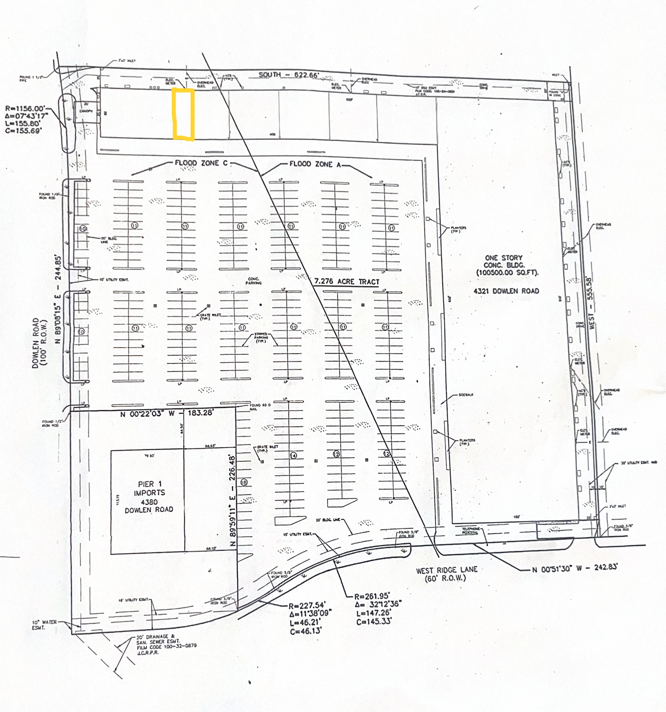 4402 Dowlen Rd, Beaumont, TX à louer Plan cadastral– Image 1 sur 2
