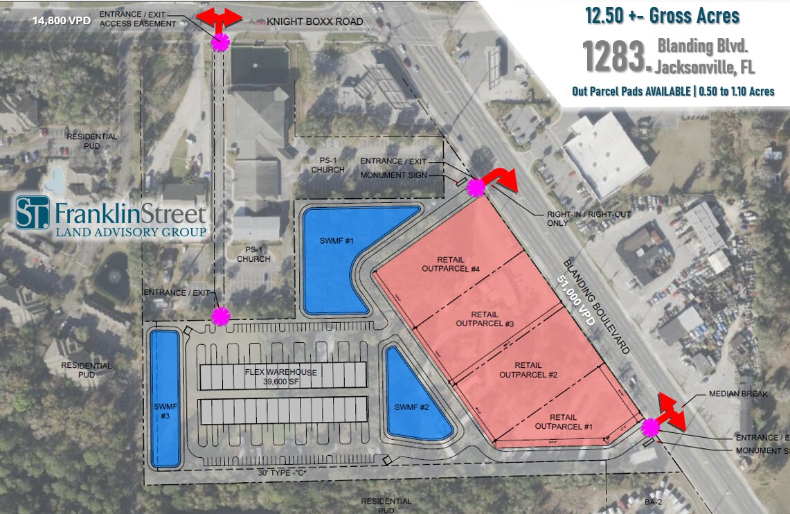 1283 Blanding Blvd, Orange Park, FL à vendre Photo de l’immeuble– Image 1 sur 2