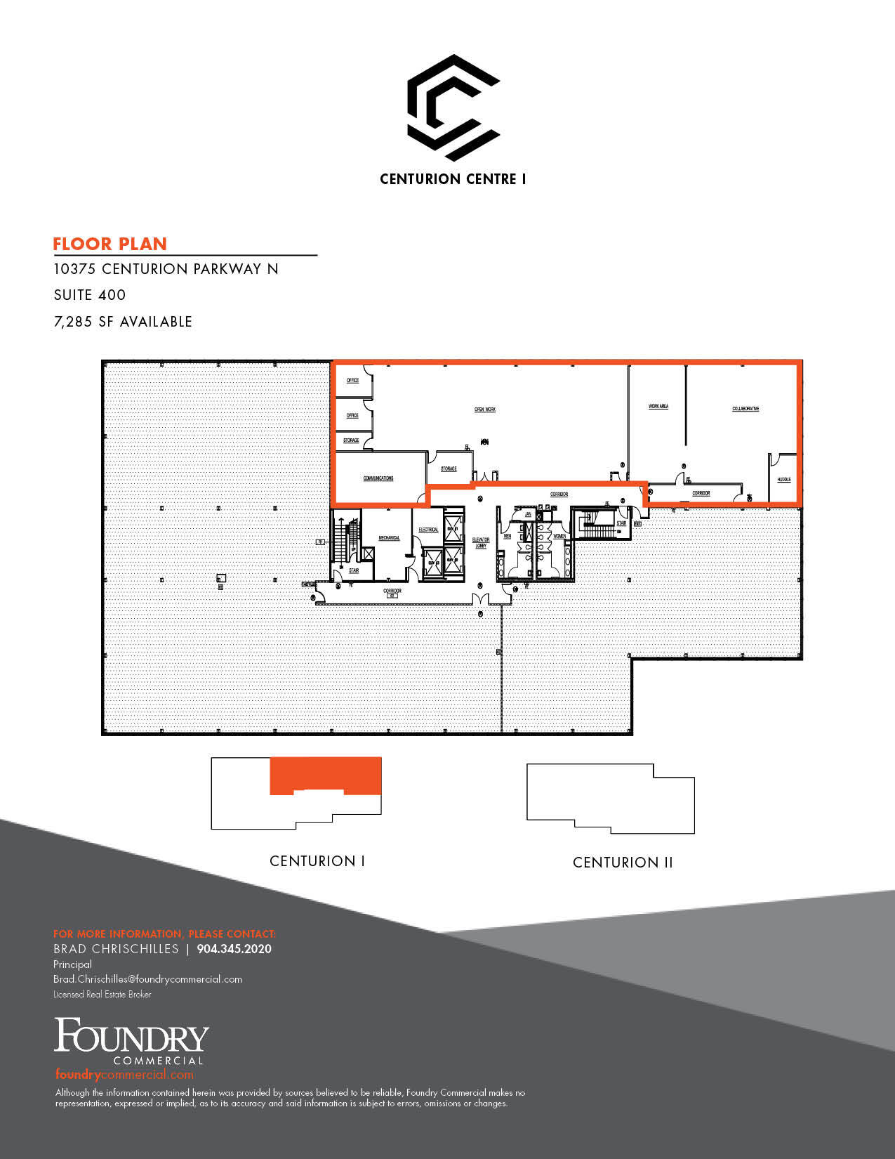 10375 Centurion Pky N, Jacksonville, FL à louer Plan d’étage– Image 1 sur 6