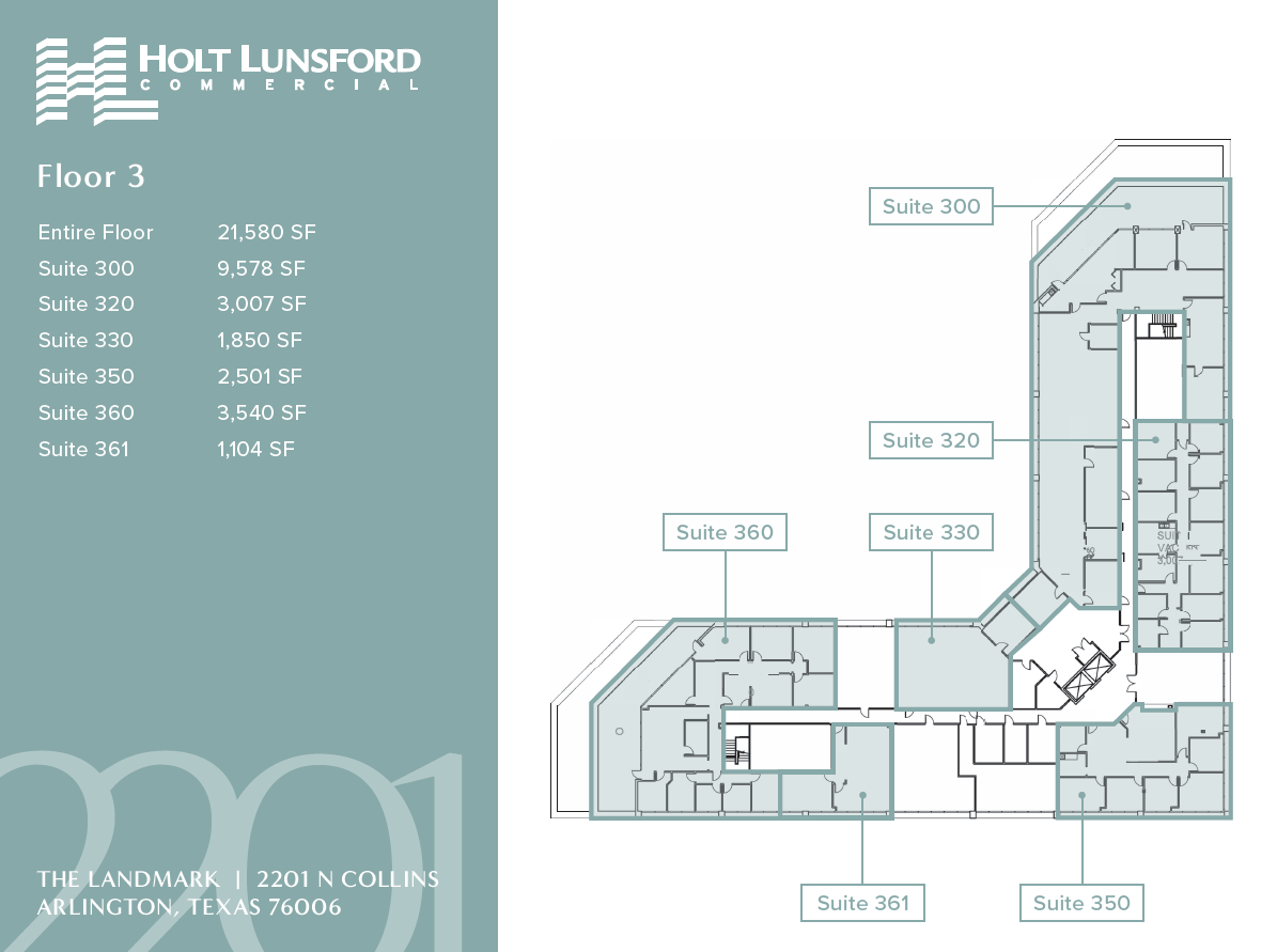 2201 N Collins St, Arlington, TX à louer Plan d’étage– Image 1 sur 1