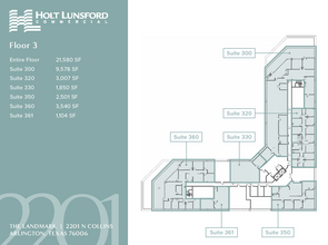 2201 N Collins St, Arlington, TX à louer Plan d’étage– Image 1 sur 1