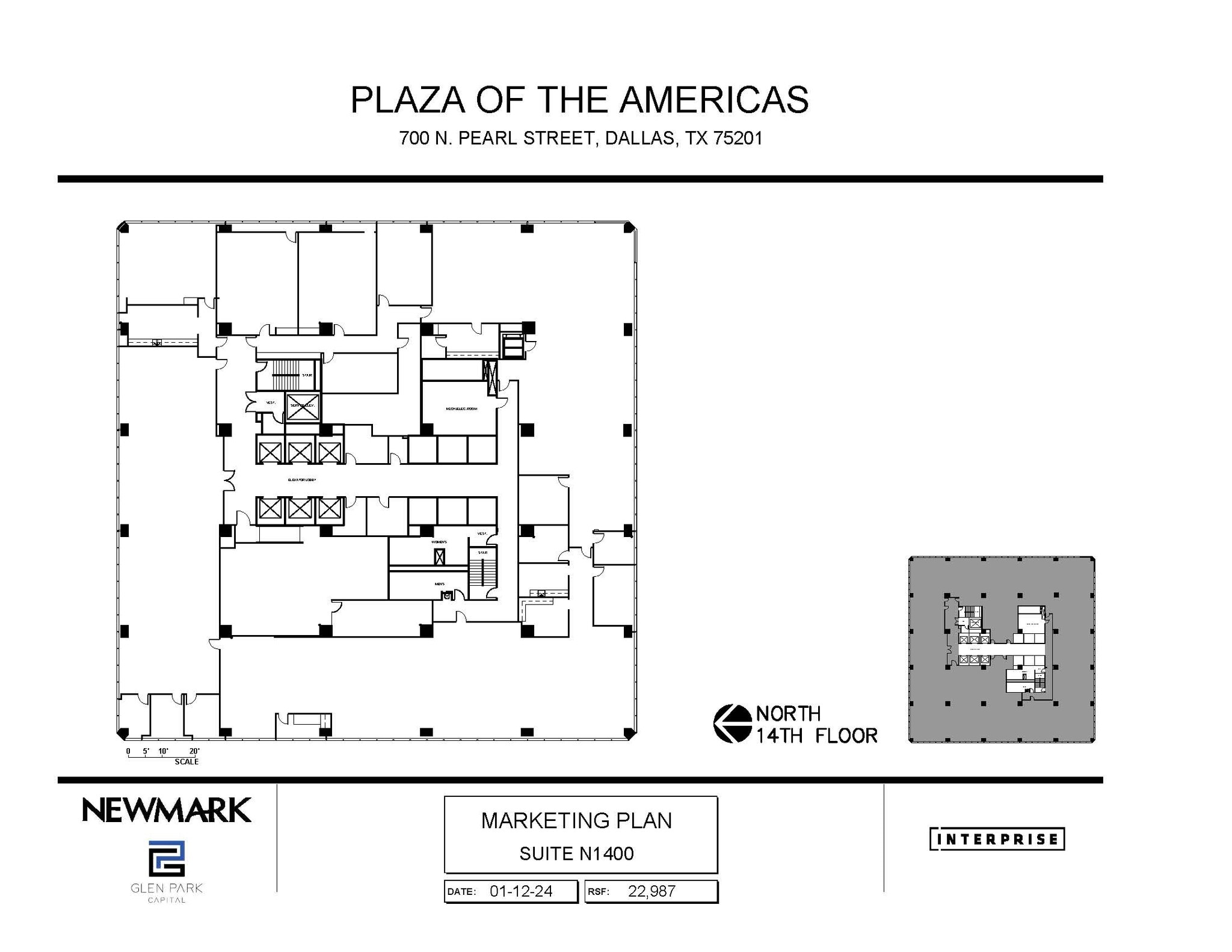 700 N Pearl St, Dallas, TX à louer Plan d’étage– Image 1 sur 1