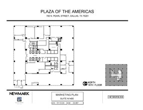 700 N Pearl St, Dallas, TX à louer Plan d’étage– Image 1 sur 1