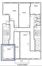 252 W 38th St, New York, NY à louer Plan d’étage– Image 1 sur 1