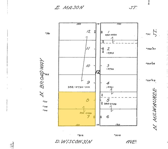 312 E Wisconsin Ave, Milwaukee, WI à vendre - Plan cadastral – Image 2 sur 37