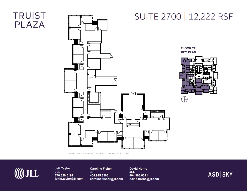 303 Peachtree St Ne, Atlanta, GA à louer Plan d’étage– Image 1 sur 1