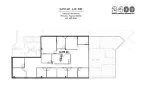 2400 N Central Ave, Phoenix, AZ à louer Plan de site– Image 1 sur 1