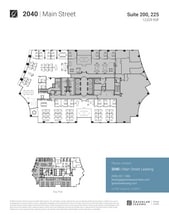 2040 Main St, Irvine, CA à louer Plan d’étage– Image 2 sur 2