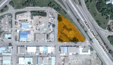 14 St Sw, Medicine Hat, Alberta SW, Medicine Hat, AB - VUE AÉRIENNE  vue de carte