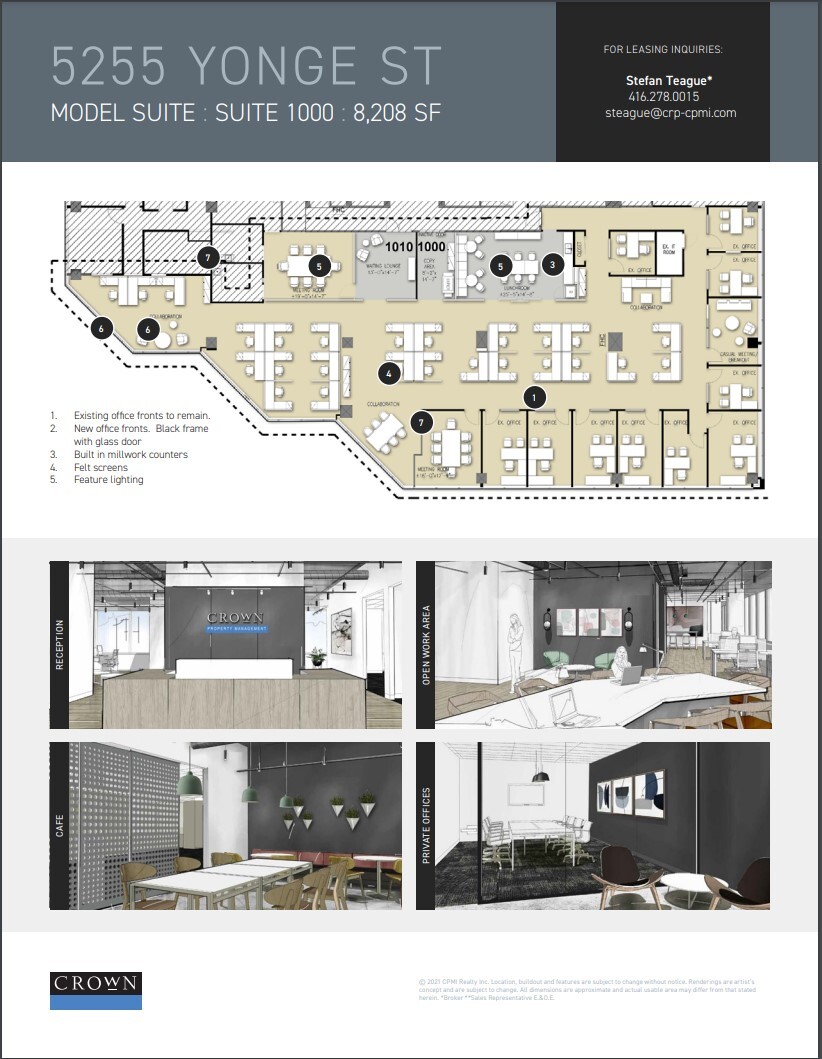 5255 Yonge St, Toronto, ON à louer Plan d’étage– Image 1 sur 1