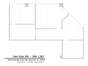 4544 Post Oak Pl, Houston, TX à louer Plan d’étage– Image 1 sur 1