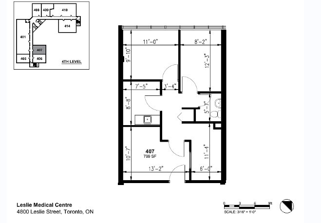4800 Leslie St, Toronto, ON à louer Plan d’étage– Image 1 sur 1