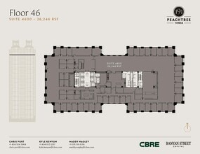 191 Peachtree St NE, Atlanta, GA à louer Plan d’étage– Image 1 sur 1