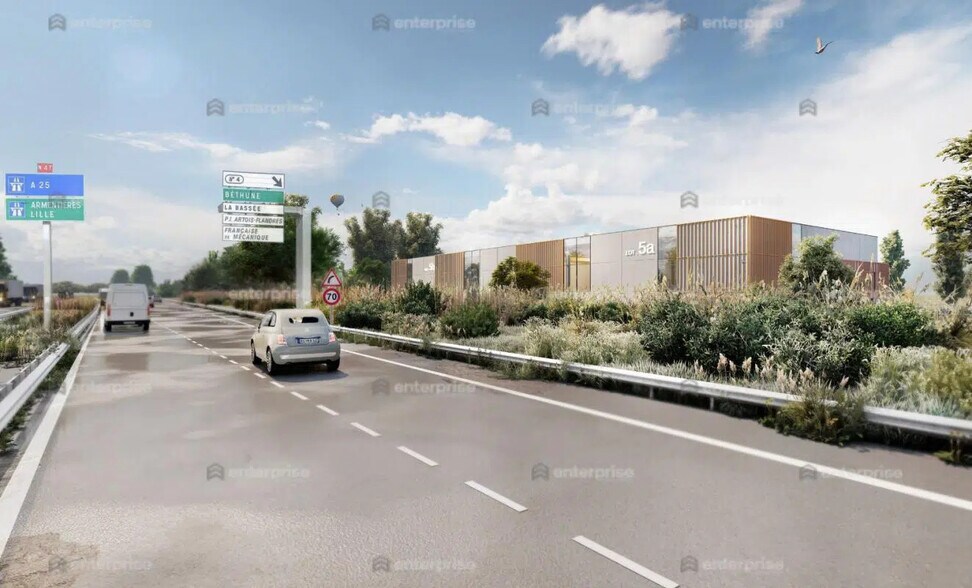 Local d’activités dans Douvrin à louer - Photo de l’immeuble – Image 2 sur 3