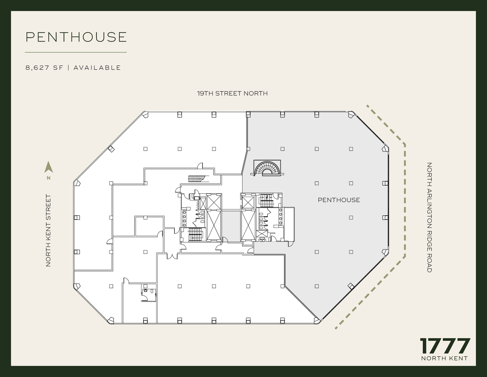 1777 N Kent St, Arlington, VA à louer Plan d’étage– Image 1 sur 1
