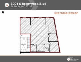 3201-3229 S Brentwood Blvd, Webster Groves, MO à louer Plan d’étage– Image 1 sur 1