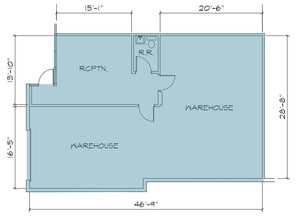 1325 Whitlock Ln, Carrollton, TX à louer Plan d’étage– Image 1 sur 1