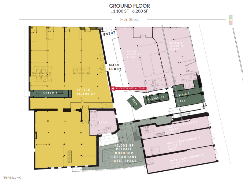 700 S Main St, Los Angeles, CA à louer Plan d’étage– Image 1 sur 1