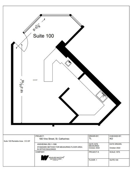 180 Vine St S, St Catharines, ON à louer - Plan d’étage – Image 2 sur 8