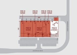 32-50 E Montrose Dr, Romeoville, IL à louer Plan de site– Image 1 sur 1