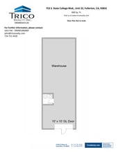 667-759 S State College Blvd, Fullerton, CA à louer Plan d’étage– Image 2 sur 2
