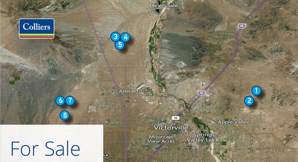 Papago Rd & Ramona Rd, Apple Valley, CA à vendre - Aérien – Image 1 sur 1