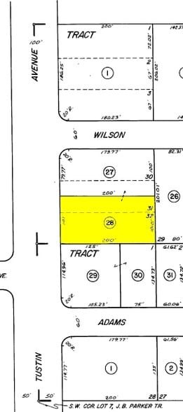 1149-1163 N Tustin St, Orange, CA à louer - Plan cadastral – Image 2 sur 54