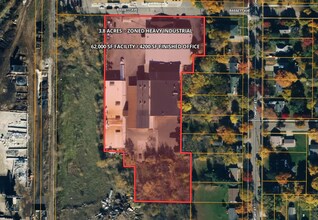 1801 Bassett St, Lansing, MI - Vue aérienne vue de carte